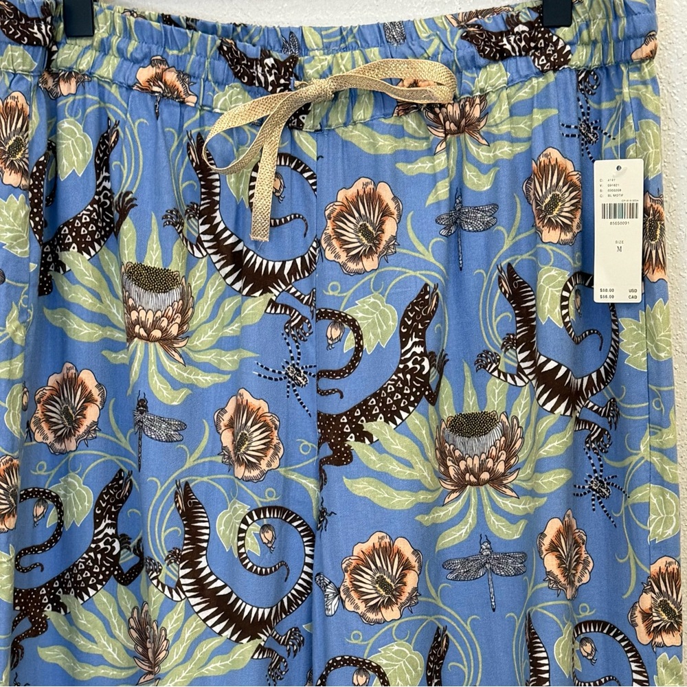 NWT Anthropologie x Victoria Garcia Flannel Pajama Pants Medium - Picture 3 of 13
